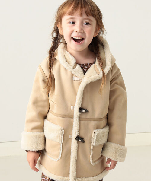 BEAMS mini(ビームスミニ)の「BEAMS mini / フェイクムートン コート(90~150cm)(ムートンコート・キッズ・ブラウン系その他・150/120/90/130/110/140/100)」の12枚目の写真