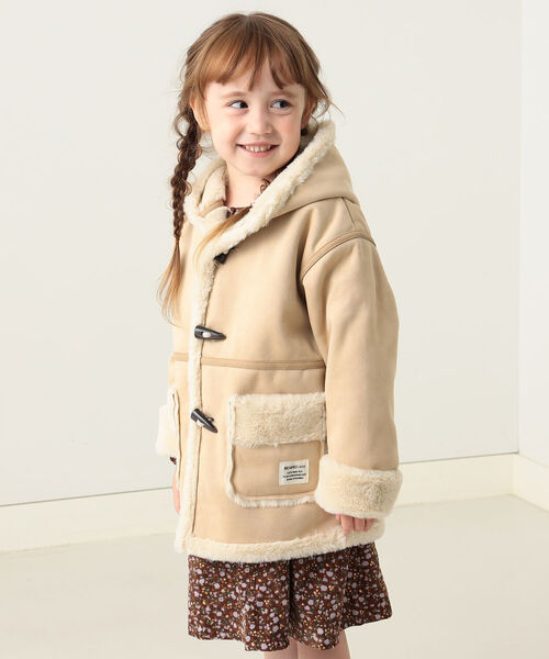 BEAMS mini(ビームスミニ)の「BEAMS mini / フェイクムートン コート(90~150cm)(ムートンコート・キッズ・ブラウン系その他・150/120/90/130/110/140/100)」の14枚目の写真