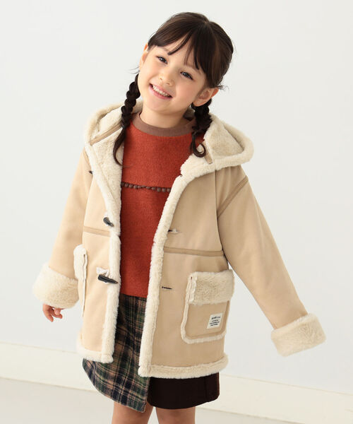 BEAMS mini(ビームスミニ)の「BEAMS mini / フェイクムートン コート(90~150cm)(ムートンコート・キッズ・ブラウン系その他・150/120/90/130/110/140/100)」の15枚目の写真
