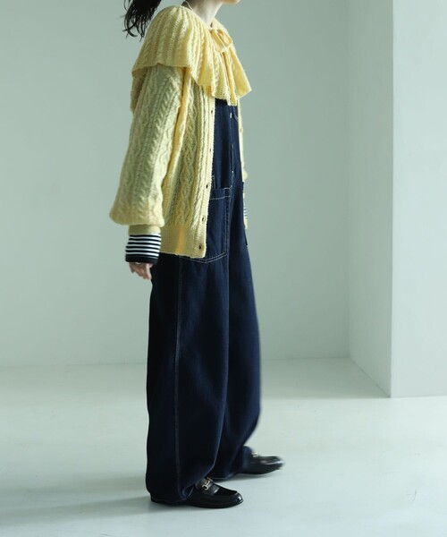 「着るアート」YUTAKA KAWAI モヘヤミックスカーディガン