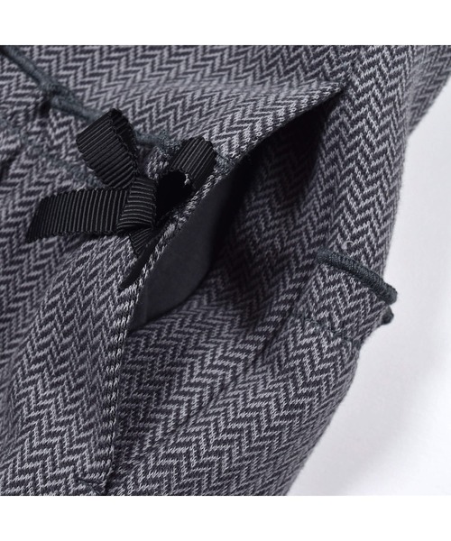 BeBe（ベベ）の「BeBe/ヘリンボンジャガードヒラミニパンツ(90~150cm)（その他パンツ・キッズ・ブラック系その他/ブラウン系その他・140/130/150/120/100/110/90）」の15枚目の写真
