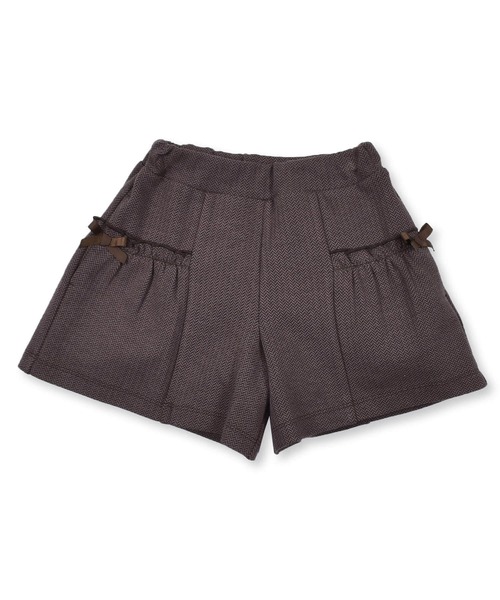 BeBe（ベベ）の「BeBe/ヘリンボンジャガードヒラミニパンツ(90~150cm)（その他パンツ・キッズ・ブラック系その他/ブラウン系その他・140/130/150/120/100/110/90）」の20枚目の写真