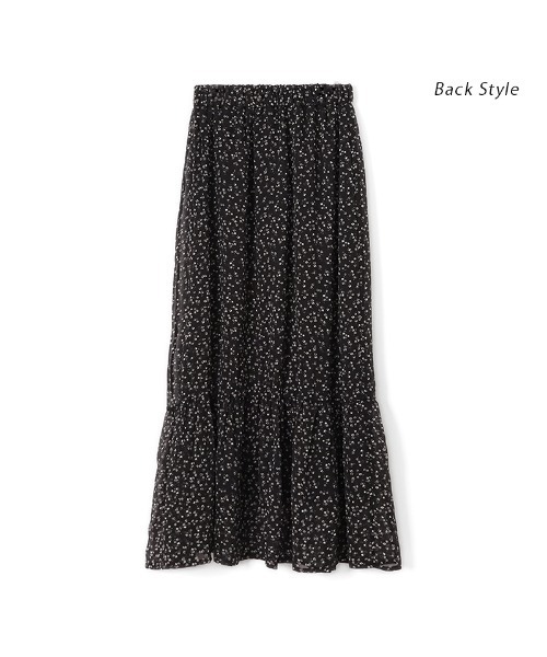 flower(フラワー)の「シックティアードスカート(スカート・レディース・ブラック/アイボリー・FREE)」の13枚目の写真