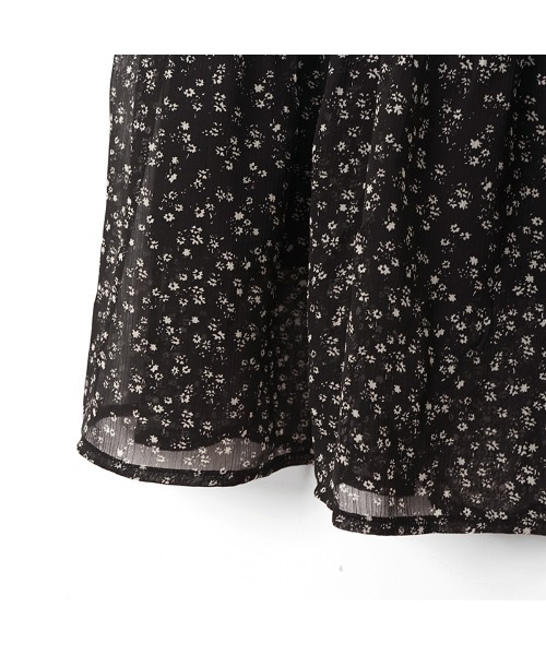 flower(フラワー)の「シックティアードスカート(スカート・レディース・ブラック/アイボリー・FREE)」の21枚目の写真