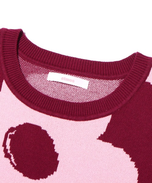 atmos pink(アトモスピンク)の「atmos pink フラワーニットベスト / アトモスピンク フラワーニットベスト(ベスト・レディース・オレンジ/グリーン/ピンク・S/L)」の13枚目の写真