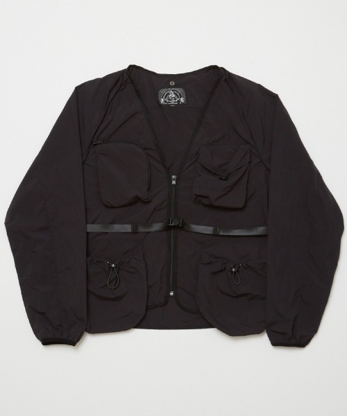 bal(バル)の「【2023春夏】REMOVABLE SLEEVE UTILITY JACKET(ナイロンジャケット・メンズ・アイボリー/ブラック・MEDIUM/LARGE/X-LARGE)」の9枚目の写真