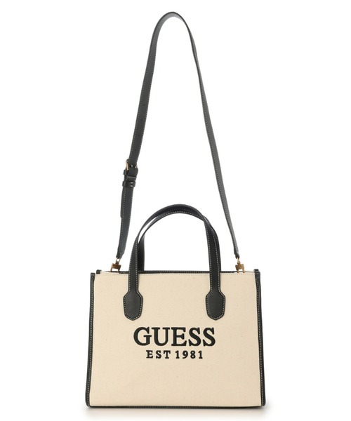 Guess(ゲス)の「SILVANA 2 Compartment Tote(トートバッグ・レディース・ブラック・ONE SIZE)」の14枚目の写真
