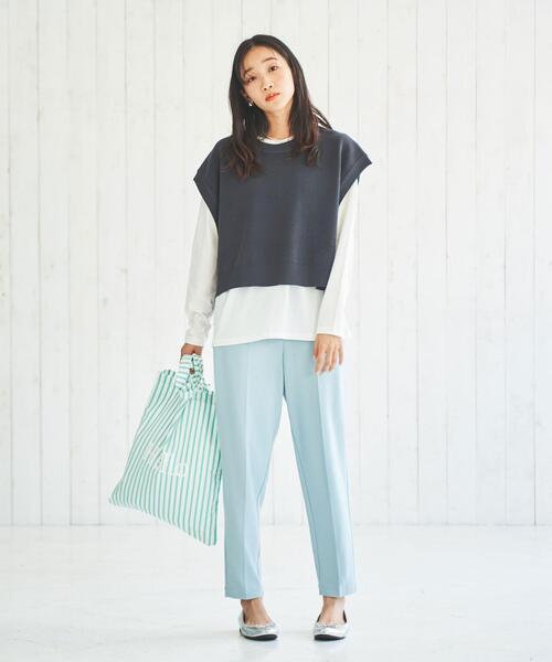 coen（コーエン）の「Helloロゴトートバッグ（トートバッグ・レディース・ブラック/ライトピンク/ライトブルー/ライラック/グレー/ターコイズブルー/イエロー/ケリー・FREE）」の12枚目の写真