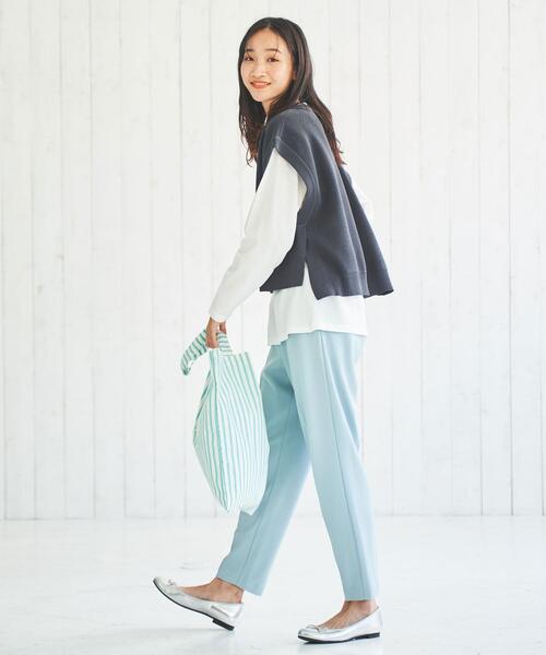 coen（コーエン）の「Helloロゴトートバッグ（トートバッグ・レディース・ブラック/ライトピンク/ライトブルー/ライラック/グレー/ターコイズブルー/イエロー/ケリー・FREE）」の14枚目の写真