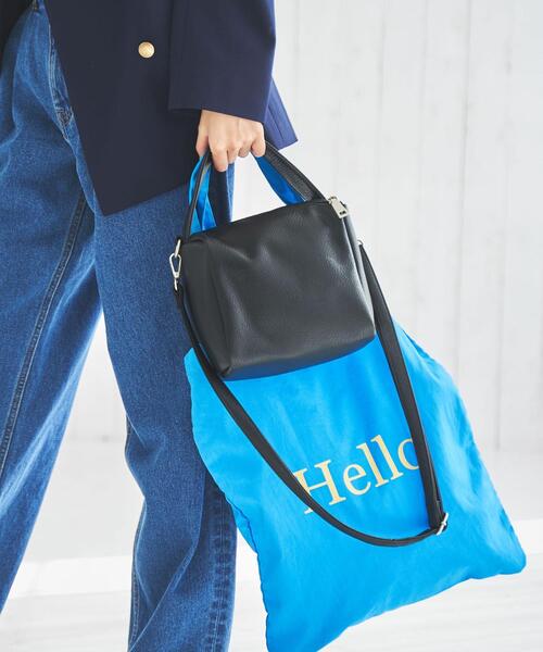 coen（コーエン）の「Helloロゴトートバッグ（トートバッグ・レディース・ブラック/ライトピンク/ライトブルー/ライラック/グレー/ターコイズブルー/イエロー/ケリー・FREE）」の20枚目の写真