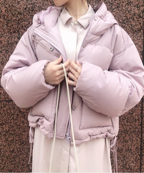 snidel ダウン　ピンク　ラベンダー snidel ダウン ピンク ラベンダー