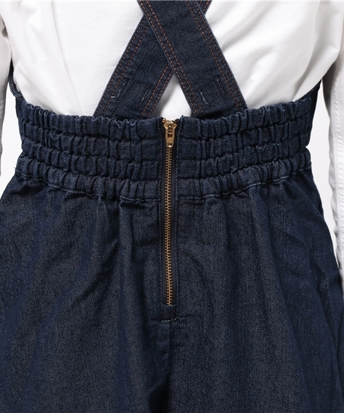 one after another NICE CLAUP(ワンアフターアナザーナイスクラップ)の「【ナイスクラップ】深Vネックジャンパースカート(ワンピース・レディース・ブルー/ネイビー/ブラック・FREE)」の14枚目の写真