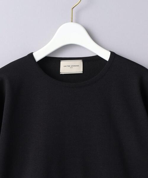 UNITED ARROWS（ユナイテッドアローズ）の「P/SILK ショート ニット（ニット/セーター・レディース・ブラック/オフホワイト・FREE）」の10枚目の写真