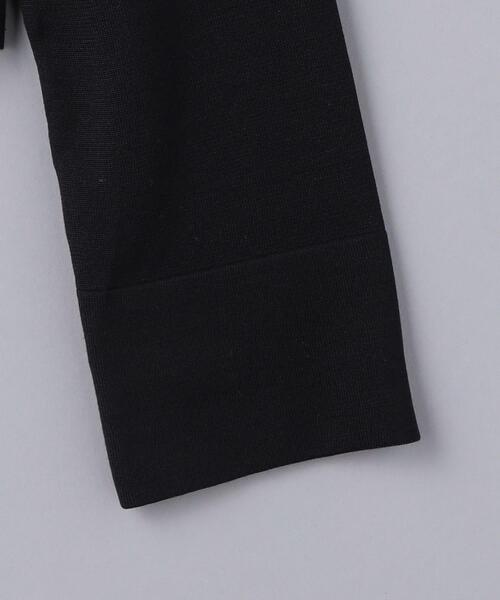 UNITED ARROWS（ユナイテッドアローズ）の「P/SILK ショート ニット（ニット/セーター・レディース・ブラック/オフホワイト・FREE）」の11枚目の写真