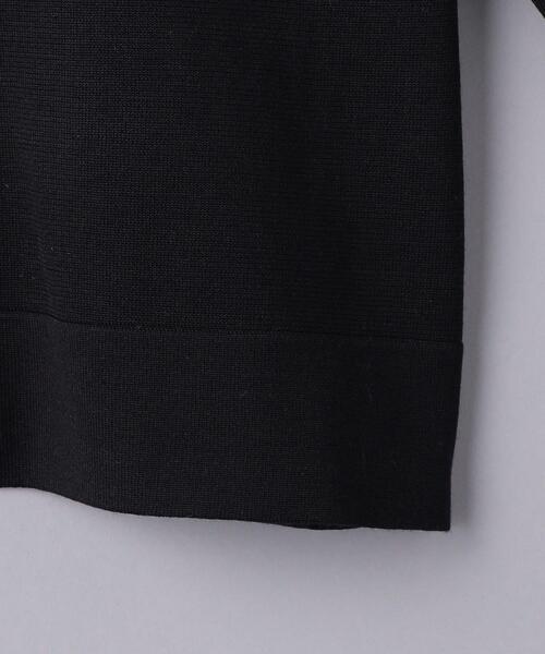 UNITED ARROWS（ユナイテッドアローズ）の「P/SILK ショート ニット（ニット/セーター・レディース・ブラック/オフホワイト・FREE）」の12枚目の写真