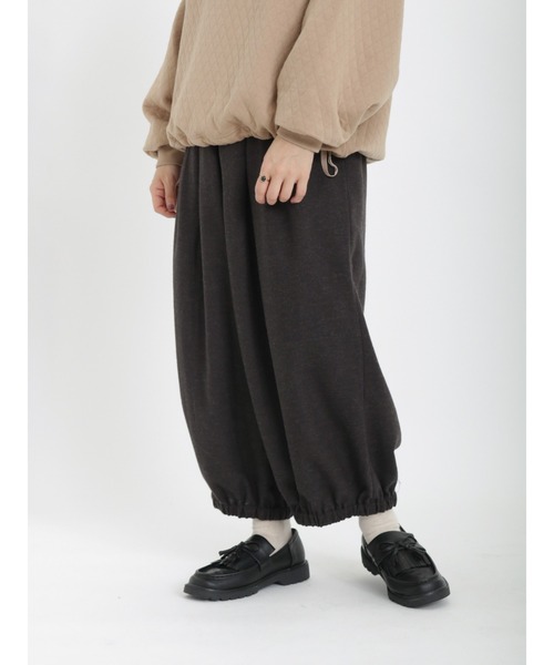 Samansa Mos2（サマンサ モスモス）の「バルーンパンツ（その他パンツ・レディース・グレー/ブラウン/ベージュ/キナリ・ﾌﾘ-）」の15枚目の写真