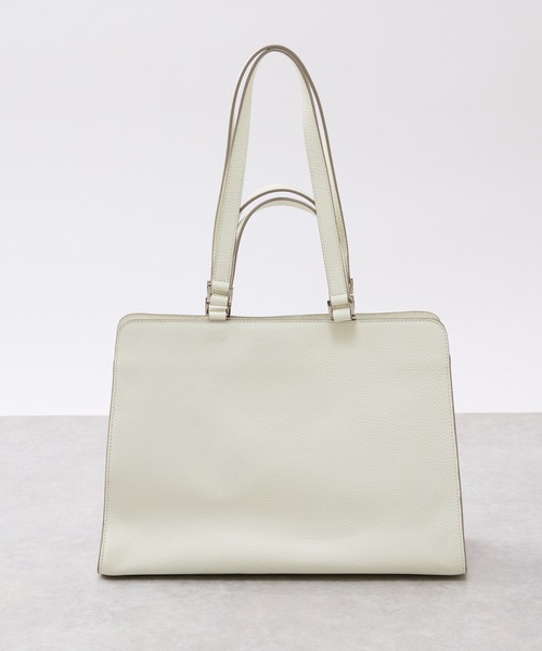 RIVE DROITE（リヴドロワ）の「A4サイズでオフィスにも使える/レザーA4トート（トートバッグ・レディース・オフホワイト/グレー系その他・FREE）」の14枚目の写真