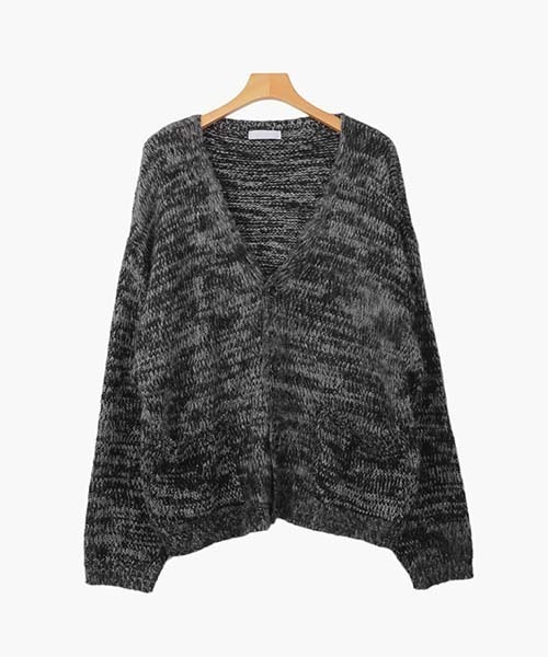 ASCLO（エジュクロ）の「ASCLO  Mohair Brush Cardigan（カーディガン/ボレロ・メンズ・ブラック・FREE）」の18枚目の写真