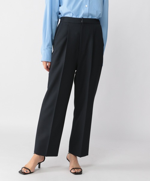 BARNYARDSTORM（バンヤードストーム）の「BARNYARDSTORM / タックトラウザーパンツ（スラックス・レディース・ネイビー/グレー・0/1）」の16枚目の写真