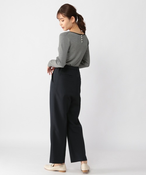 BARNYARDSTORM（バンヤードストーム）の「BARNYARDSTORM / タックトラウザーパンツ（スラックス・レディース・ネイビー/グレー・0/1）」の18枚目の写真