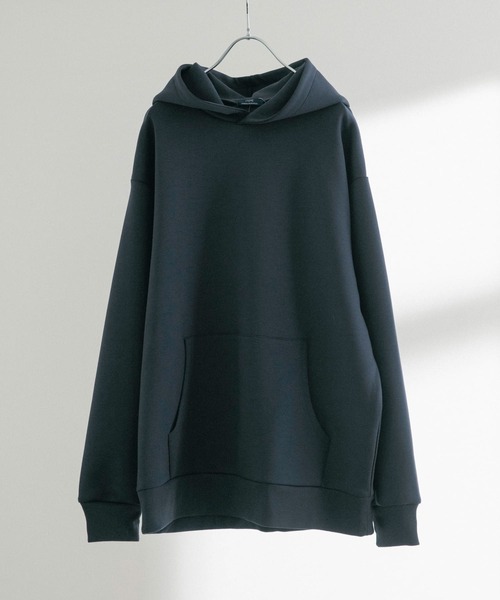 ITEMS URBANRESEARCH(アイテムズ アーバンリサーチ)の「TRストレッチダンボール プルオーバーパーカー(パーカー・メンズ・グレー系その他/ネイビー/グレー・LARGE/MEDIUM)」の3枚目の写真