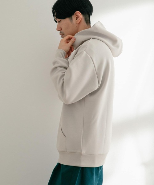 ITEMS URBANRESEARCH(アイテムズ アーバンリサーチ)の「TRストレッチダンボール プルオーバーパーカー(パーカー・メンズ・グレー系その他/ネイビー/グレー・LARGE/MEDIUM)」の5枚目の写真