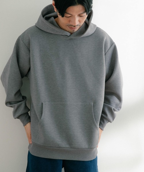 ITEMS URBANRESEARCH(アイテムズ アーバンリサーチ)の「TRストレッチダンボール プルオーバーパーカー(パーカー・メンズ・グレー系その他/ネイビー/グレー・LARGE/MEDIUM)」の15枚目の写真