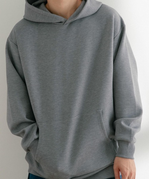 ITEMS URBANRESEARCH(アイテムズ アーバンリサーチ)の「TRストレッチダンボール プルオーバーパーカー(パーカー・メンズ・グレー系その他/ネイビー/グレー・LARGE/MEDIUM)」の18枚目の写真