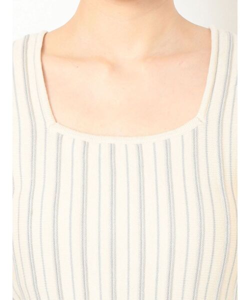 RESEXXY（リゼクシー）の「ラッフルデザインニットワンピース（ワンピース・レディース・ブラック/ベージュ/アイボリー・FREE）」の18枚目の写真