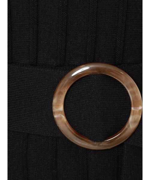 RESEXXY（リゼクシー）の「ラッフルデザインニットワンピース（ワンピース・レディース・ブラック/ベージュ/アイボリー・FREE）」の15枚目の写真