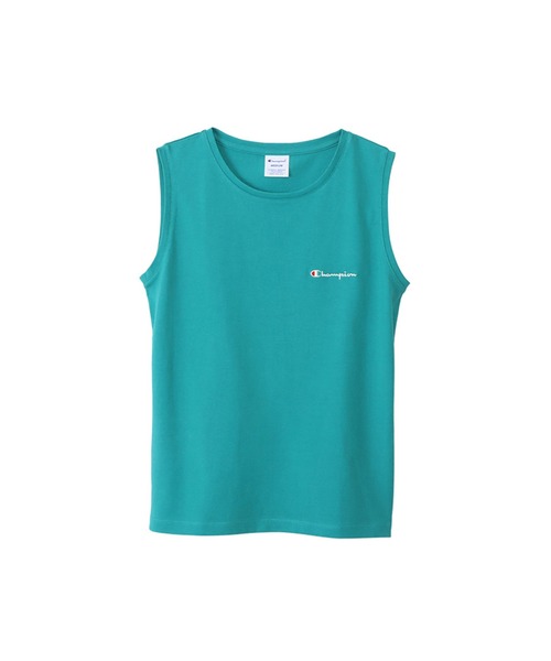 Champion（チャンピオン）の「【Champion/チャンピオン】レディース スリーブレスシャツ（Tシャツ/カットソー・レディース・ライトピンク/ブラック/グレー/ベージュ系その他3/ホワイト/グリーン系その他・MEDIUM/LARGE）」の5枚目の写真