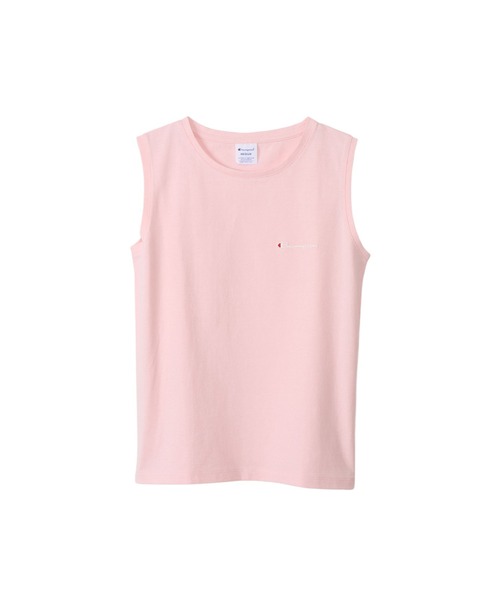 Champion（チャンピオン）の「【Champion/チャンピオン】レディース スリーブレスシャツ（Tシャツ/カットソー・レディース・ライトピンク/ブラック/グレー/ベージュ系その他3/ホワイト/グリーン系その他・MEDIUM/LARGE）」の6枚目の写真