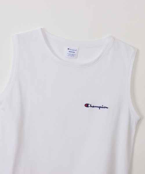 Champion（チャンピオン）の「【Champion/チャンピオン】レディース スリーブレスシャツ（Tシャツ/カットソー・レディース・ライトピンク/ブラック/グレー/ベージュ系その他3/ホワイト/グリーン系その他・MEDIUM/LARGE）」の16枚目の写真