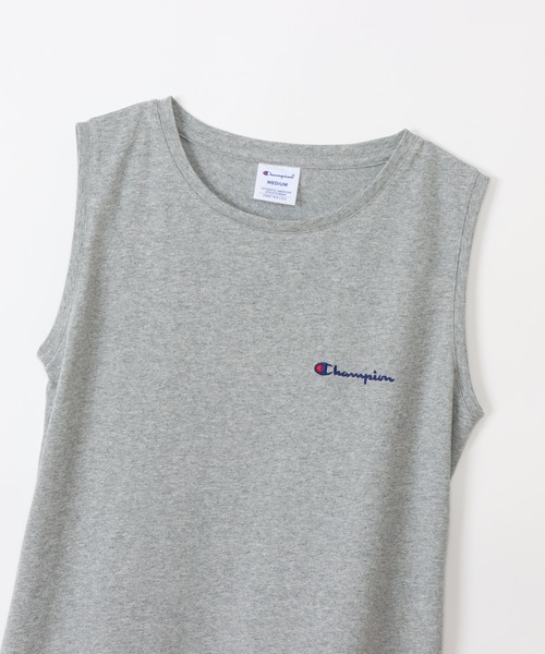 Champion（チャンピオン）の「【Champion/チャンピオン】レディース スリーブレスシャツ（Tシャツ/カットソー・レディース・ライトピンク/ブラック/グレー/ベージュ系その他3/ホワイト/グリーン系その他・MEDIUM/LARGE）」の18枚目の写真