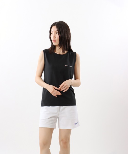 Champion（チャンピオン）の「【Champion/チャンピオン】レディース スリーブレスシャツ（Tシャツ/カットソー・レディース・ライトピンク/ブラック/グレー/ベージュ系その他3/ホワイト/グリーン系その他・MEDIUM/LARGE）」の8枚目の写真