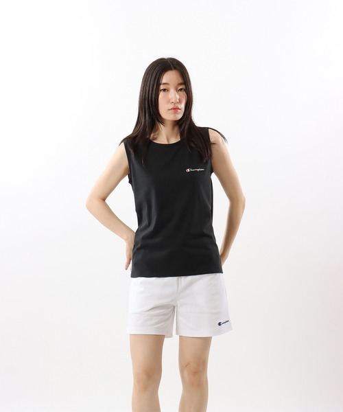Champion（チャンピオン）の「【Champion/チャンピオン】レディース スリーブレスシャツ（Tシャツ/カットソー・レディース・ライトピンク/ブラック/グレー/ベージュ系その他3/ホワイト/グリーン系その他・MEDIUM/LARGE）」の17枚目の写真