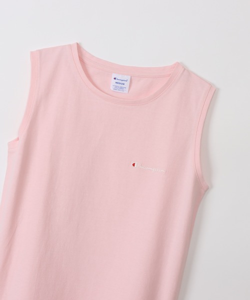 Champion（チャンピオン）の「【Champion/チャンピオン】レディース スリーブレスシャツ（Tシャツ/カットソー・レディース・ライトピンク/ブラック/グレー/ベージュ系その他3/ホワイト/グリーン系その他・MEDIUM/LARGE）」の11枚目の写真