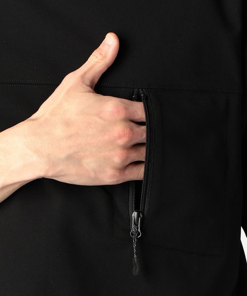 Grand PARK（グランドパーク）の「圧縮マイクロ鹿の子半袖パーカー（パーカー・メンズ・ホワイト/ネイビー/ブラック/グレー・MEDIUM/LARGE/X-LARGE）」の10枚目の写真