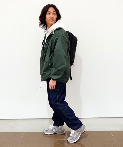 Grand PARK（グランドパーク）の「圧縮マイクロ鹿の子半袖パーカー（パーカー・メンズ・ホワイト/ネイビー/ブラック/グレー・MEDIUM/LARGE/X-LARGE）」の22枚目の写真