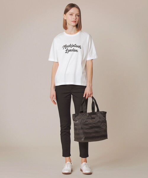 MACKINTOSH LONDON（マッキントッシュ ロンドン）の「ロゴプリントTシャツ（Tシャツ/カットソー・レディース・ブラック/ブルー系その他2/オフホワイト・38）」の8枚目の写真