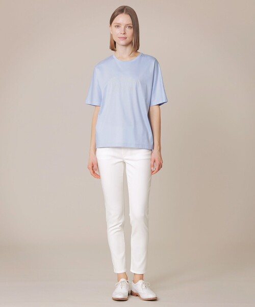 MACKINTOSH LONDON（マッキントッシュ ロンドン）の「ロゴプリントTシャツ（Tシャツ/カットソー・レディース・ブラック/ブルー系その他2/オフホワイト・38）」の9枚目の写真