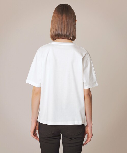 MACKINTOSH LONDON（マッキントッシュ ロンドン）の「ロゴプリントTシャツ（Tシャツ/カットソー・レディース・ブラック/ブルー系その他2/オフホワイト・38）」の5枚目の写真