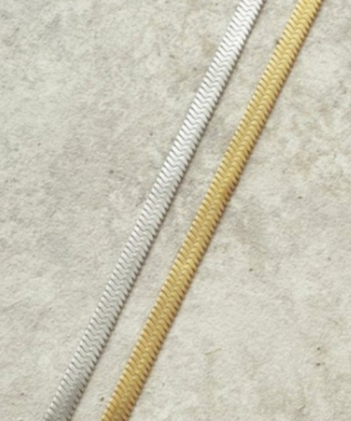 GOLDY（ゴールディ）の「【GOLDY】アレルギー対応 フラット チェーン ステンレス ネックレス / 3230214（ネックレス・レディース・ゴールド/シルバー・FREE）」の6枚目の写真