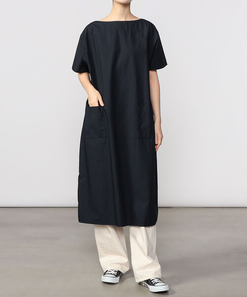 ORCIVAL（オーシバル）の「ORCIVAL | 〈別注〉ボートネックワンピース WOMEN（ワンピース・レディース・ダークネイビー/チャコール・1）」の6枚目の写真