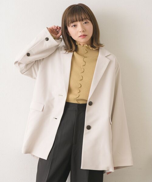 RETRO GIRL（レトロガール）の「スリーブ釦テーラーJK（その他アウター・レディース・ナチュラル/ブラック/ベージュ/ブラウン系その他2・FREE）」の4枚目の写真