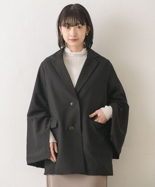 RETRO GIRL（レトロガール）の「スリーブ釦テーラーJK（その他アウター・レディース・ナチュラル/ブラック/ベージュ/ブラウン系その他2・FREE）」の7枚目の写真