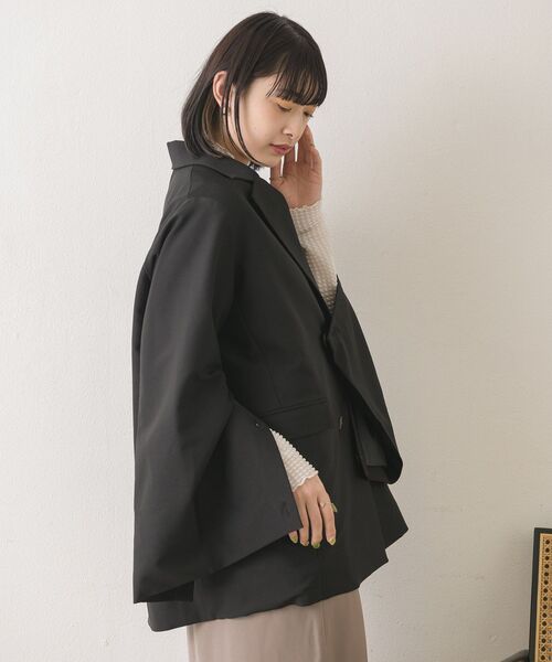 RETRO GIRL（レトロガール）の「スリーブ釦テーラーJK（その他アウター・レディース・ナチュラル/ブラック/ベージュ/ブラウン系その他2・FREE）」の8枚目の写真