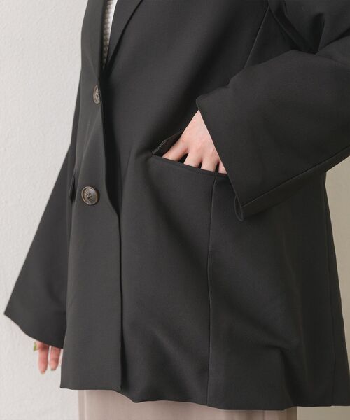 RETRO GIRL（レトロガール）の「スリーブ釦テーラーJK（その他アウター・レディース・ナチュラル/ブラック/ベージュ/ブラウン系その他2・FREE）」の13枚目の写真