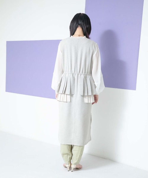 未使用！ Eimee Law エイミーロウ ジレ プリーツ ベスト ワンピース Eimee Law（エイミーロウ）の「ランダムプリーツジレ（ベスト