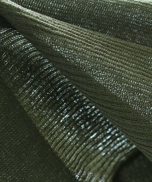 cheriella（シェリエラ）の「【cheriella】WEB限定シアーハーフジップショートニット（ニット/セーター・レディース・ブラック/カーキ/アイボリー・M）」の17枚目の写真